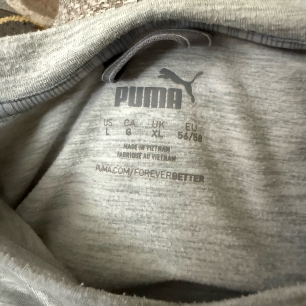 Unisex Puma Cloudspun High Rise Heather Sweater size large lg1 - Picture 6 of 6